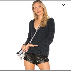 MINKPINK Slit Sleeve Sweater (Teal) NWOT